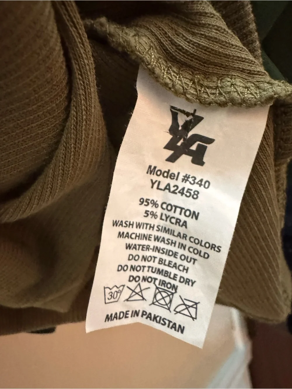 YOUNGLA Ribbed Men’s Green Gym Workout Tank Size Medium